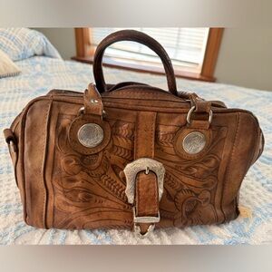 Vintage Force Ten handmade leather western purse